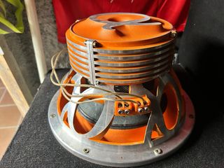 Subwoofer Alpasonic 800W Naranja/Plata