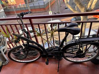 Bicicleta B'Twin con portabultos