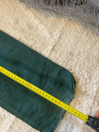 Tela Genova Jeans Verdes Rectos Vintage