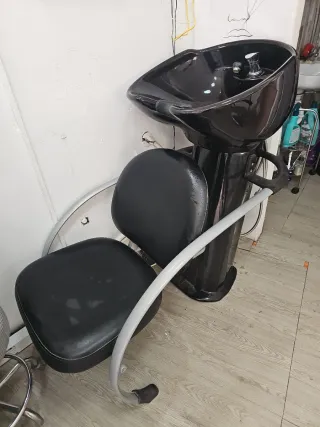 Lavacabezas profesional negro