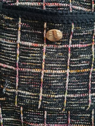 Vestido de invierno cuadros