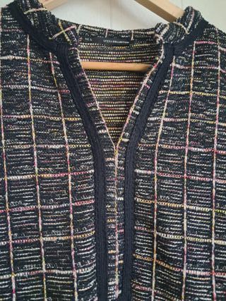 Vestido de invierno cuadros