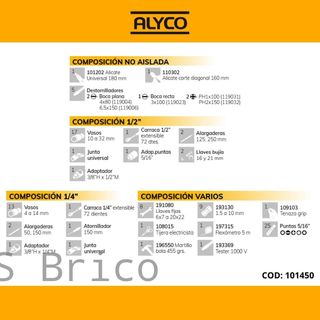 Maletín Herramientas 98 Piezas Alyco 101450