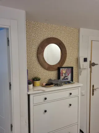 Papel pintado hojas doradas