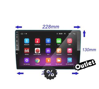 EV RADIO 9" GPS ANDROID 13 QUAD CORE 64GB ROM M010002L1
