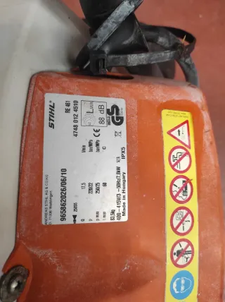 Hidrolimpiadora Stihl RE 461 (No funciona)