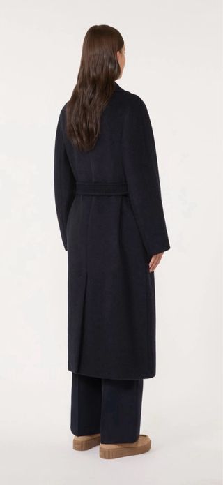 Max Mara Weekend Abrigo Lana Negro