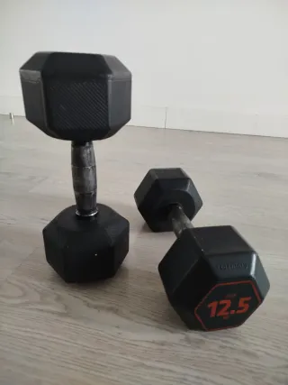 Mancuernas Goma Decathlon 12.5Kg (Par)