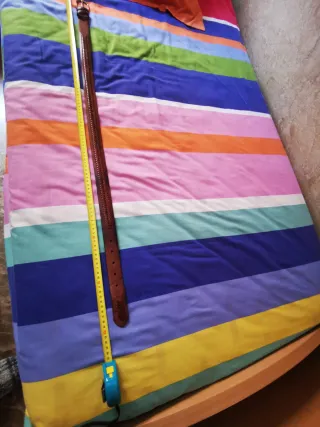 Cinturón de piel trenzado