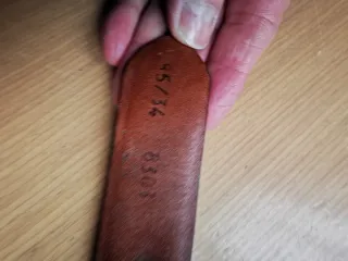 Cinturón de piel trenzado