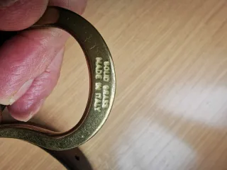 Cinturón de piel trenzado