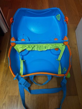 Maleta infantil Trunki azul y verde