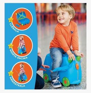 Maleta infantil Trunki azul y verde
