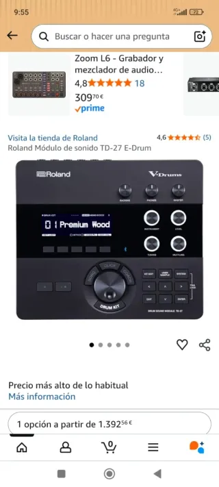 Módulo Roland TD-27 Nuevo