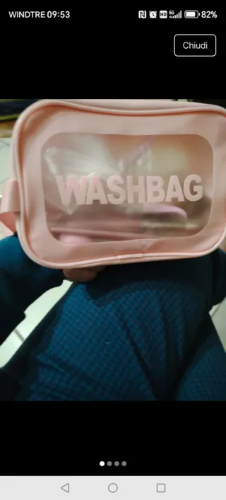 Beauty case Washbag rosa