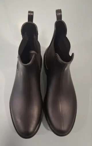 Botas de lluvia negras bajas