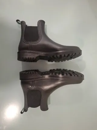 Botas de lluvia negras bajas