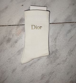 Calcetines Dior Negros y crema Talla Única