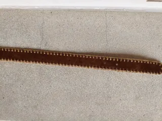 Cinturón de piel marrón