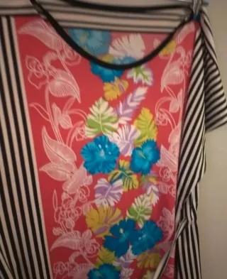 Chaleco estampado licra fría talla única