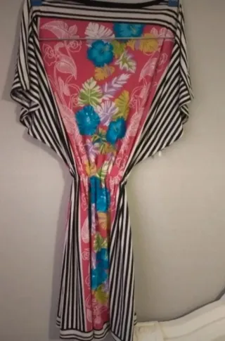 Chaleco estampado licra fría talla única