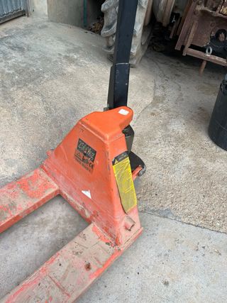 Transpaleta manual pequeña