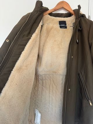 Chaqueta invierno Mango verde militar