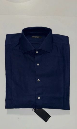 Camisa Purificación Garcia Azul Hombre