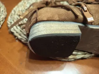 Botines marrones con flecos