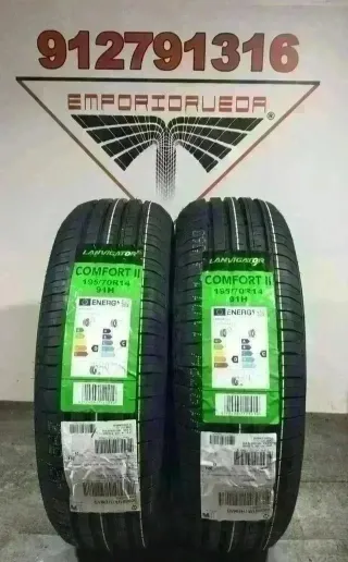 195 70 14 H LANVIGATOR RUEDA NUEVA YA MONTADA