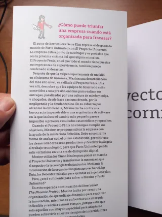 El Proyecto Unicornio: Una novela sobre desarro...