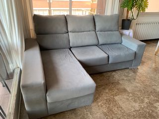 Sofá Chaise Longue Gris