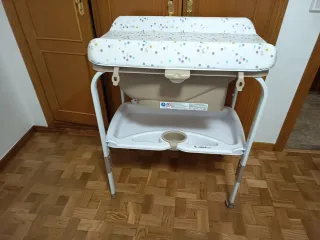 Bañera y cambiador bebé
