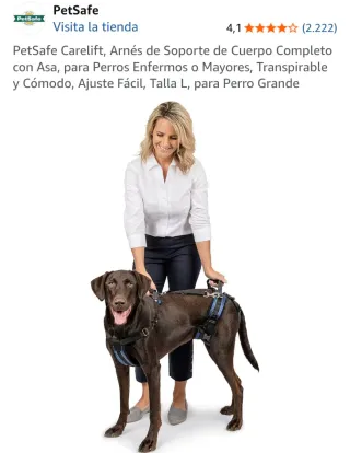 Arnés de soporte PetSafe Carelift para perros