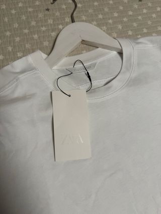 Camiseta Zara Blanca Talla M