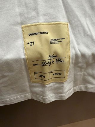 Camiseta Zara Blanca Talla M