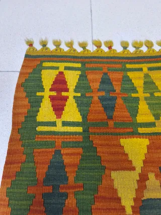 Tappeto Kilim turco 288x78 cm