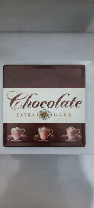 Placa Decorativa Chocolate Vintage
