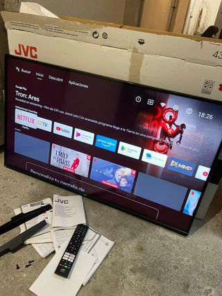 En Caja! 43" 4k UHD Smart TV Android TV