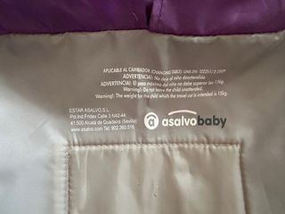 Cuna de viaje Asalvo Baby con cambiador