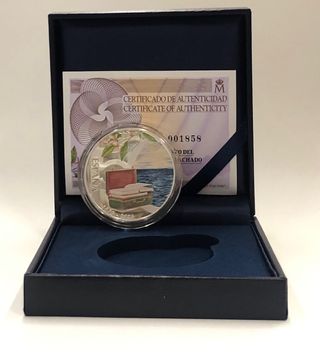 Moneda 10€ Plata Proof Antonio Machado FNMT