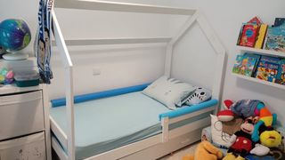 Cama Montessori Infantil Blanca
