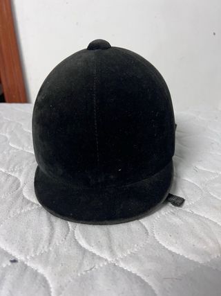 Casco de equitación negro