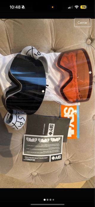 Gafas de esquí SPY+ doble cristal