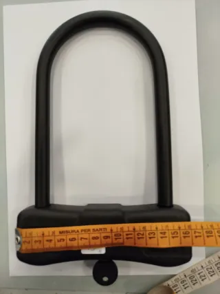 Candado U Moto/Bici Negro