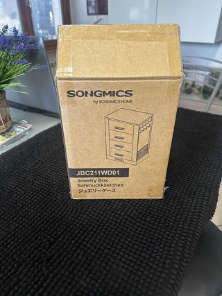 SONGMICS Scatola Portagioie Girevole 360°
