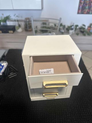 SONGMICS Scatola Portagioie Girevole 360°