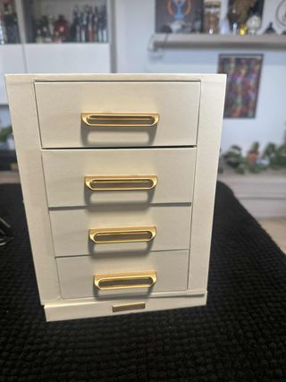 SONGMICS Scatola Portagioie Girevole 360°