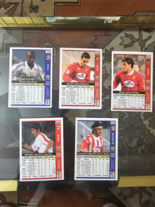 Lote 5 Bajas Fichas de la Liga 2003 2004