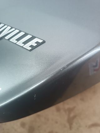 Maleta Deauville 700 Honda izquierda gris estrecha